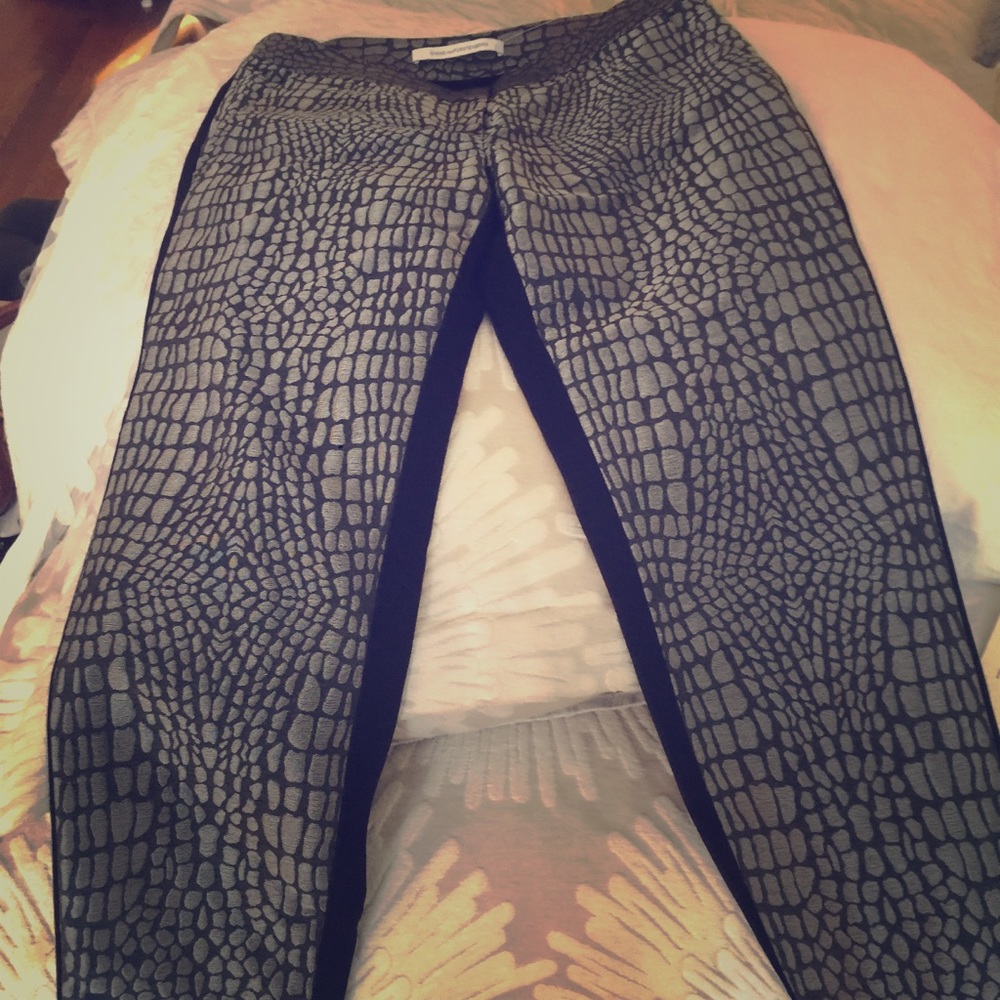 DVF ANIMAL PRINT PANTS